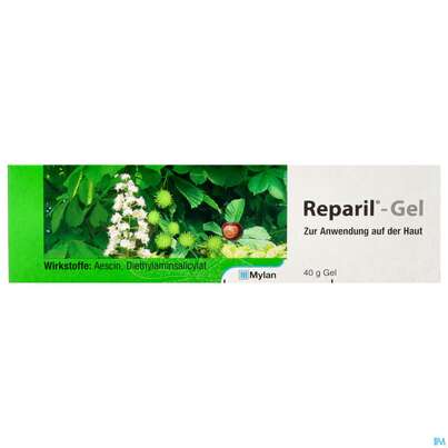 Sie sehen eine Packung REPARIL GEL, 40 Gramm, Produktbild: 01 REPARIL GEL, 40 Gramm, A-Nr.: 0048308 - 01