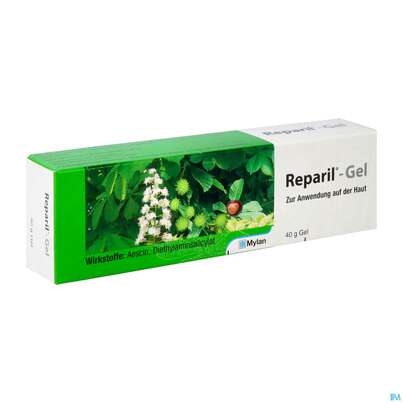 Sie sehen eine Packung REPARIL GEL, 40 Gramm, Produktbild: 02 REPARIL GEL, 40 Gramm, A-Nr.: 0048308 - 02