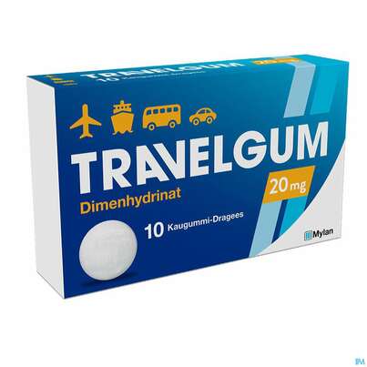 TRAVEL-GUM KAUGU DRG 20MG, 10 Stück, A-Nr.: 0458704 - 02