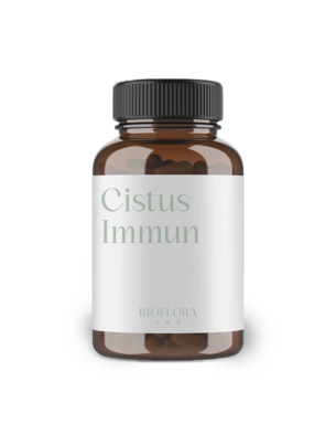 Sie sehen eine Packung Bioflora Lab Cistus Immun Kapseln 60 ST, Produktbild: 01 Bioflora Lab Cistus Immun Kapseln 60 ST, A-Nr.: 3148387 - 01