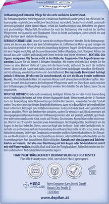 Sie sehen eine Packung Depilan Gesichts Enthaarungscreme sensitiv, Produktbild: 02 Depilan Gesichts Enthaarungscreme sensitiv, A-Nr.: 3577763 - 02