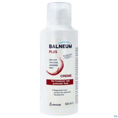 Sie sehen eine Packung BALNEUM PLUS CR, 500 Milliliter, Produktbild: 01 BALNEUM PLUS CR, 500 Milliliter, A-Nr.: 4455714 - 01