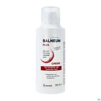 Sie sehen eine Packung BALNEUM PLUS CR, 500 Milliliter, Produktbild: 02 BALNEUM PLUS CR, 500 Milliliter, A-Nr.: 4455714 - 02