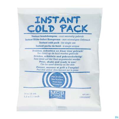 Sie sehen eine Packung Kalt/warm Therapie Kaelte Sofort Kompresse Zum Einmalgebrauch Ice Cold Pack 14x18cm 1st, Produktbild: 02 Kalt/warm Therapie Kaelte Sofort Kompresse Zum Einmalgebrauch Ice Cold Pack 14x18cm 1st, A-Nr.: 3840775 - 02