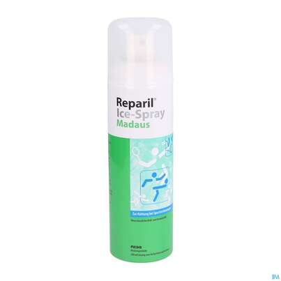 Sie sehen eine Packung Kalt/warm Therapie Reparil Ice Spray 200ml, Produktbild: 01 Kalt/warm Therapie Reparil Ice Spray 200ml, A-Nr.: 3736405 - 01