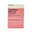 Sie sehen eine Packung ZYMAFLUOR TBL 0,25MG, 300 Stück, Produktbild: 01 ZYMAFLUOR TBL 0,25MG, 300 Stück, A-Nr.: 0063650 - 01