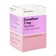 Sie sehen eine Packung ZYMAFLUOR TBL 1MG, 100 Stück, Produktbild: 02 ZYMAFLUOR TBL 1MG, 100 Stück, A-Nr.: 0067352 - 02