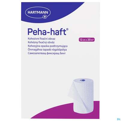 Sie sehen eine Packung Peha-haft Fixierbinde/latexfrei 20mx 12cm 1st, Produktbild: 02 Peha-haft Fixierbinde/latexfrei 20mx 12cm 1st, A-Nr.: 3328327 - 02