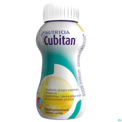Sie sehen eine Packung Cubitan 200ml Vanille 6x4 24st, Produktbild: 02 Cubitan 200ml Vanille 6x4 24st, A-Nr.: 3206009 - 02