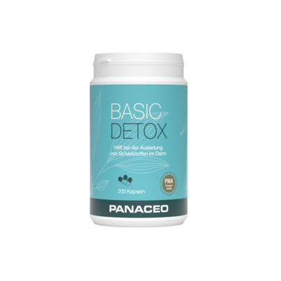 Sie sehen eine Packung PANACEO BASIC DETOX KPS, Produktbild: 01 PANACEO BASIC DETOX KPS, A-Nr.: 5935178 - 01