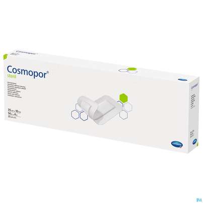 Sie sehen eine Packung Wundverband Cosmopor Steril Selbstklebend 35x 10cm 1st, Produktbild: 02 Wundverband Cosmopor Steril Selbstklebend 35x 10cm 1st, A-Nr.: 3012877 - 02