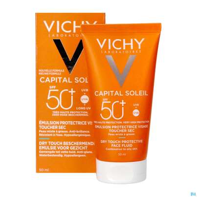 Sie sehen eine Packung VICHY IDEA SO FLUID DRY LF50, 50 Milliliter, Produktbild: 13 VICHY IDEA SO FLUID DRY LF50, 50 Milliliter, A-Nr.: 3950512 - 13