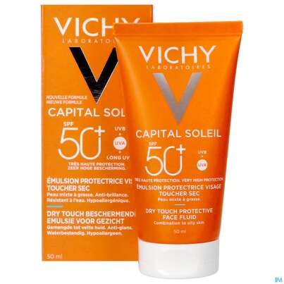 Sie sehen eine Packung VICHY IDEA SO FLUID DRY LF50, 50 Milliliter, Produktbild: 14 VICHY IDEA SO FLUID DRY LF50, 50 Milliliter, A-Nr.: 3950512 - 14