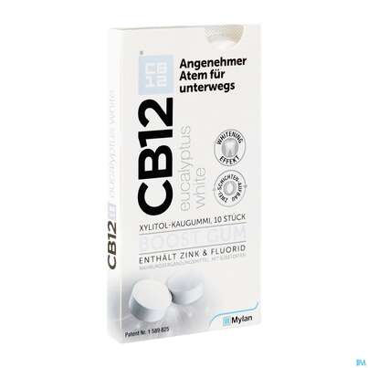Sie sehen eine Packung CB12 BOOST GUM Eukalypt. White, 10 Stück, Produktbild: 02 CB12 BOOST GUM Eukalypt. White, 10 Stück, A-Nr.: 4405490 - 02