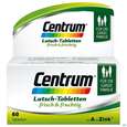 Sie sehen eine Packung Centrum Lutschtabletten frisch & fruchtig von A bis Zink, 60 Stück, Produktbild: 03 Centrum Lutschtabletten frisch & fruchtig von A bis Zink, 60 Stück, A-Nr.: 4084198 - 03