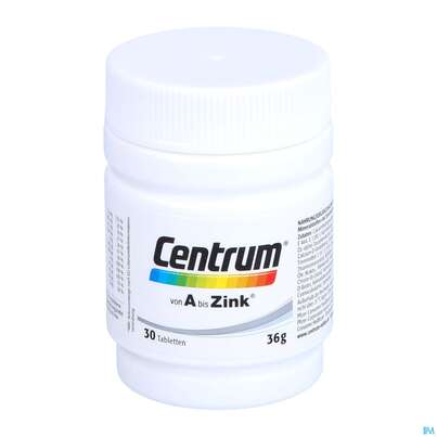 Sie sehen eine Packung Centrum von A bis Zink 30 Stk., 30 Stück, Produktbild: 06 Centrum von A bis Zink 30 Stk., 30 Stück, A-Nr.: 4555433 - 06