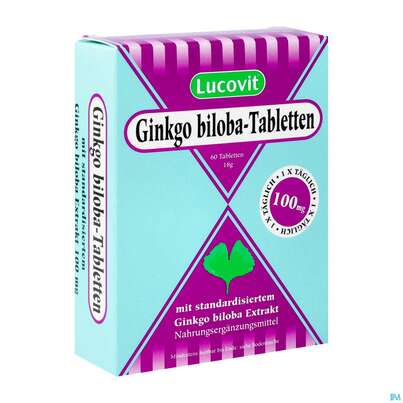 LUCOVIT GINKGO BIL 100MG TBL, 60 Stück, A-Nr.: 2387925 - 02