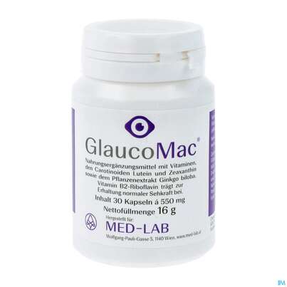 Sie sehen eine Packung GLAUCOMAC KPS, 30 Stück, Produktbild: 02 GLAUCOMAC KPS, 30 Stück, A-Nr.: 3387086 - 02