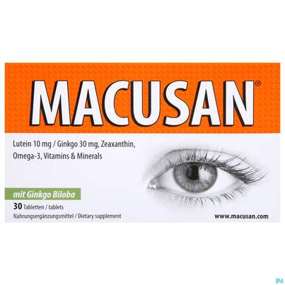 Sie sehen eine Packung MACUSAN TBL, 30 Stück, Produktbild: 02 MACUSAN TBL, 30 Stück, A-Nr.: 2856544 - 02