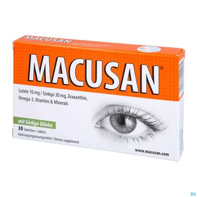 Sie sehen eine Packung MACUSAN TBL, 30 Stück, Produktbild: 04 MACUSAN TBL, 30 Stück, A-Nr.: 2856544 - 04