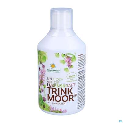 Sie sehen eine Packung SONNENMOOR TRINKMOOR, 500 Milliliter, Produktbild: 01 SONNENMOOR TRINKMOOR, 500 Milliliter, A-Nr.: 4106600 - 01