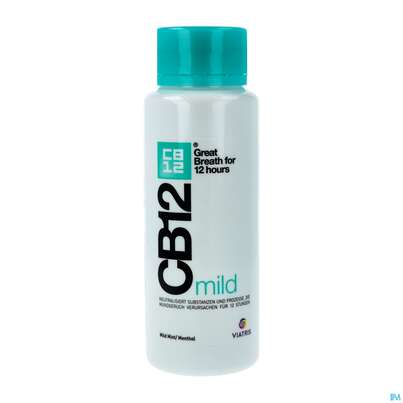 Sie sehen eine Packung Mundwasser/spuelung Cb12 Mild 250ml, Produktbild: 02 Mundwasser/spuelung Cb12 Mild 250ml, A-Nr.: 4128501 - 02