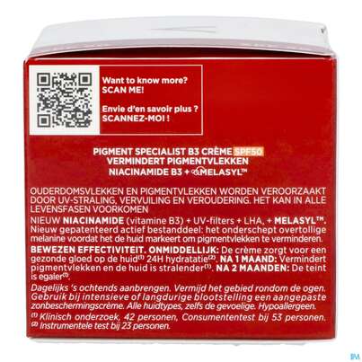 Vichy Liftactiv B3 Anti-pigmentflecken Creme Lsf50 50ml, A-Nr.: 5662504 - 11