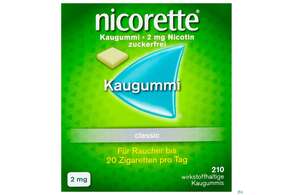 Nicorette Kaugummi 2mg - ohne Geschmack, 210 Stück, A-Nr.: 3505516 - 01