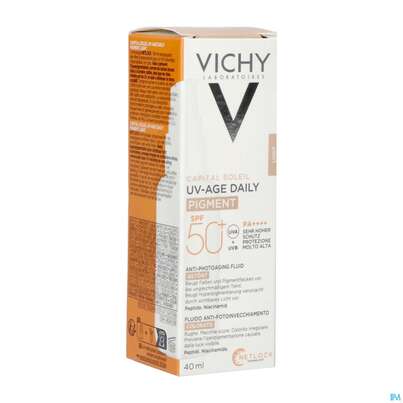 Sie sehen eine Packung VICHY CS GESCR UV-AGE 50+ TT, 40 Milliliter, Produktbild: 02 VICHY CS GESCR UV-AGE 50+ TT, 40 Milliliter, A-Nr.: 5470199 - 02