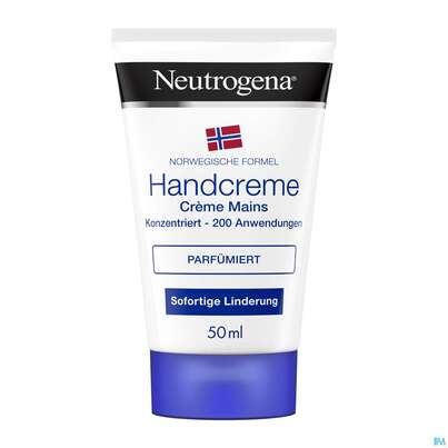 Sie sehen eine Packung Neutrogena Handcreme parfümiert 50ml, 50 Milliliter, Produktbild: 03 Neutrogena Handcreme parfümiert 50ml, 50 Milliliter, A-Nr.: 0900560 - 03