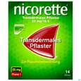 Sie sehen eine Packung Nicorette transdermales Pflaster, 14 Stück, Produktbild: 01 Nicorette transdermales Pflaster, 14 Stück, A-Nr.: 3537462 - 01