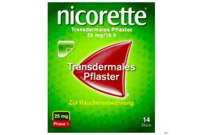 Nicorette transdermales Pflaster, 14 Stück, A-Nr.: 3537462 - 01