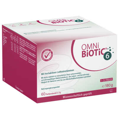 OMNi-BiOTiC® 6, 60 Sachets a 3g, 60 Stück, A-Nr.: 3887073 - 01