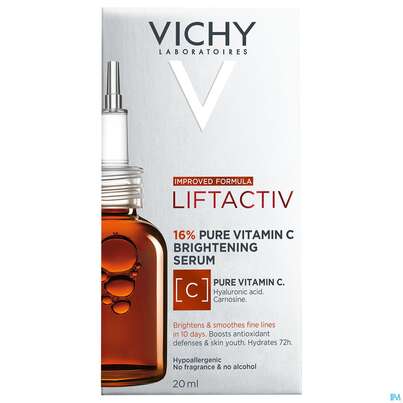 Sie sehen eine Packung VICHY LIFTACTIV VIT C SERUM, 20 Milliliter, Produktbild: 02 VICHY LIFTACTIV VIT C SERUM, 20 Milliliter, A-Nr.: 5478976 - 02