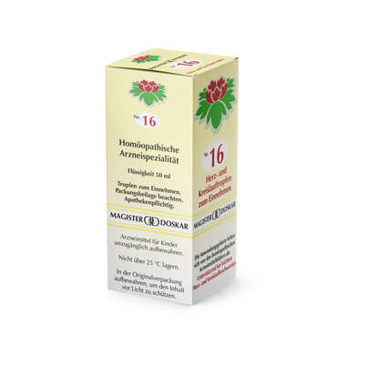 Sie sehen eine Packung Doskar Tropfen Nr. 16 - Herz- und Kreislauftropfen, 50 Milliliter, Produktbild: 05 Doskar Tropfen Nr. 16 - Herz- und Kreislauftropfen, 50 Milliliter, A-Nr.: 0685110 - 05