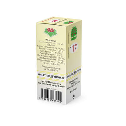 Sie sehen eine Packung Doskar Tropfen Nr. 17 - Schultropfen für Jugendliche, 50 Milliliter, Produktbild: 03 Doskar Tropfen Nr. 17 - Schultropfen für Jugendliche, 50 Milliliter, A-Nr.: 0685127 - 03