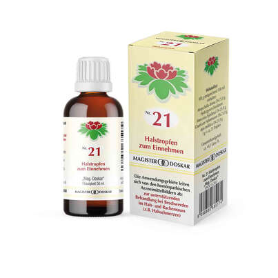 Doskar Tropfen Nr. 21 - Halstropfen, 50 Milliliter, A-Nr.: 0685179 - 05