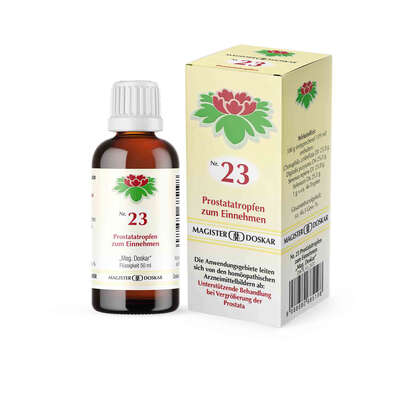 Sie sehen eine Packung Doskar Tropfen Nr. 23 - Prostatatropfen, 50 Milliliter, Produktbild: 05 Doskar Tropfen Nr. 23 - Prostatatropfen, 50 Milliliter, A-Nr.: 0685191 - 05