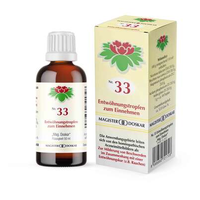 Doskar Tropfen Nr. 33 - Entwöhnungstropfen, 50 Milliliter, A-Nr.: 0721722 - 01