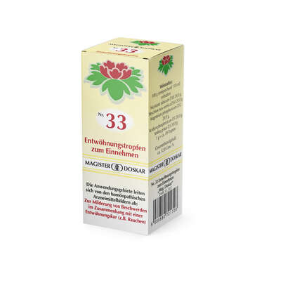 Doskar Tropfen Nr. 33 - Entwöhnungstropfen, 50 Milliliter, A-Nr.: 0721722 - 03