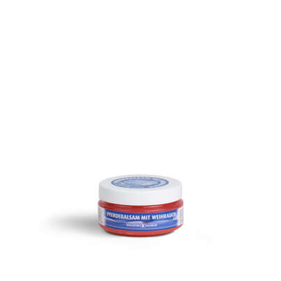 Sie sehen eine Packung Pferdebalsam mit Weihrauch, 100 ml, Produktbild: 01 Pferdebalsam mit Weihrauch, 100 ml, A-Nr.: 3470870 - 01