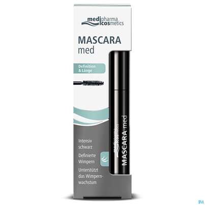 Sie sehen eine Packung MASCARA MED, 5 Milliliter, Produktbild: 02 MASCARA MED, 5 Milliliter, A-Nr.: 4600027 - 02
