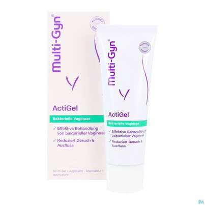 Sie sehen eine Packung MULTI-GYN ACTIGEL, 50 Milliliter, Produktbild: 05 MULTI-GYN ACTIGEL, 50 Milliliter, A-Nr.: 2311543 - 05