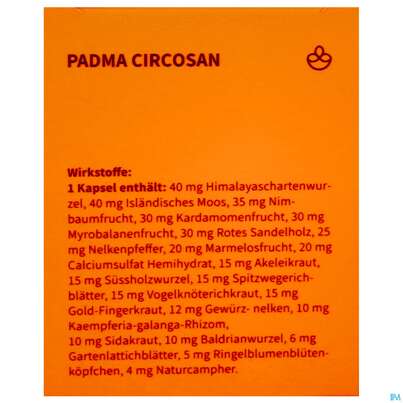 Sie sehen eine Packung PADMA Circosan, 200 Stück, Produktbild: 05 PADMA Circosan, 200 Stück, A-Nr.: 3780889 - 05