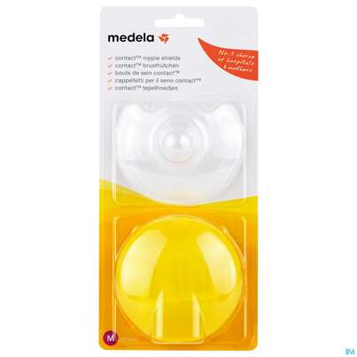 Sie sehen eine Packung Brusthuetchen Medela Contact-brusthutchen +aufbewahrunsbox Gr M 2st, Produktbild: 02 Brusthuetchen Medela Contact-brusthutchen +aufbewahrunsbox Gr M 2st, A-Nr.: 3248203 - 02