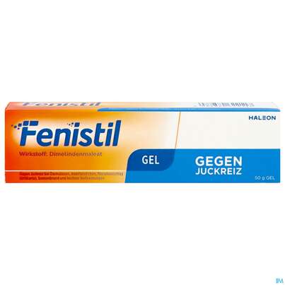 Sie sehen eine Packung Fenistil Gel 50g, 50 Gramm, Produktbild: 03 Fenistil Gel 50g, 50 Gramm, A-Nr.: 0622115 - 03
