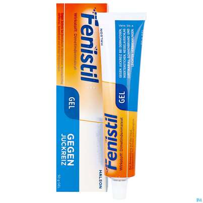 Sie sehen eine Packung Fenistil Gel 50g, 50 Gramm, Produktbild: 16 Fenistil Gel 50g, 50 Gramm, A-Nr.: 0622115 - 16