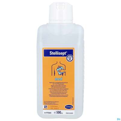 Sie sehen eine Packung Stellisept Med Antimikrob.waschlotion -hartmann 500ml, Produktbild: 05 Stellisept Med Antimikrob.waschlotion -hartmann 500ml, A-Nr.: 3699207 - 05