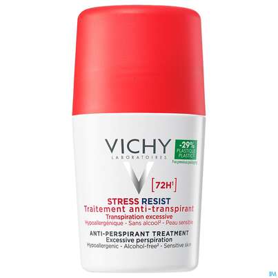 Sie sehen eine Packung Vichy Deo Stress resist 72h Roll-on , 50 Milliliter, Produktbild: 02 Vichy Deo Stress resist 72h Roll-on , 50 Milliliter, A-Nr.: 4406006 - 02