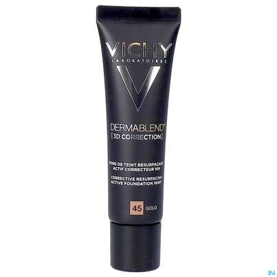 Sie sehen eine Packung VICHY DERMABL.3D COVERFLOW45, 30 Milliliter, Produktbild: 08 VICHY DERMABL.3D COVERFLOW45, 30 Milliliter, A-Nr.: 4436013 - 08